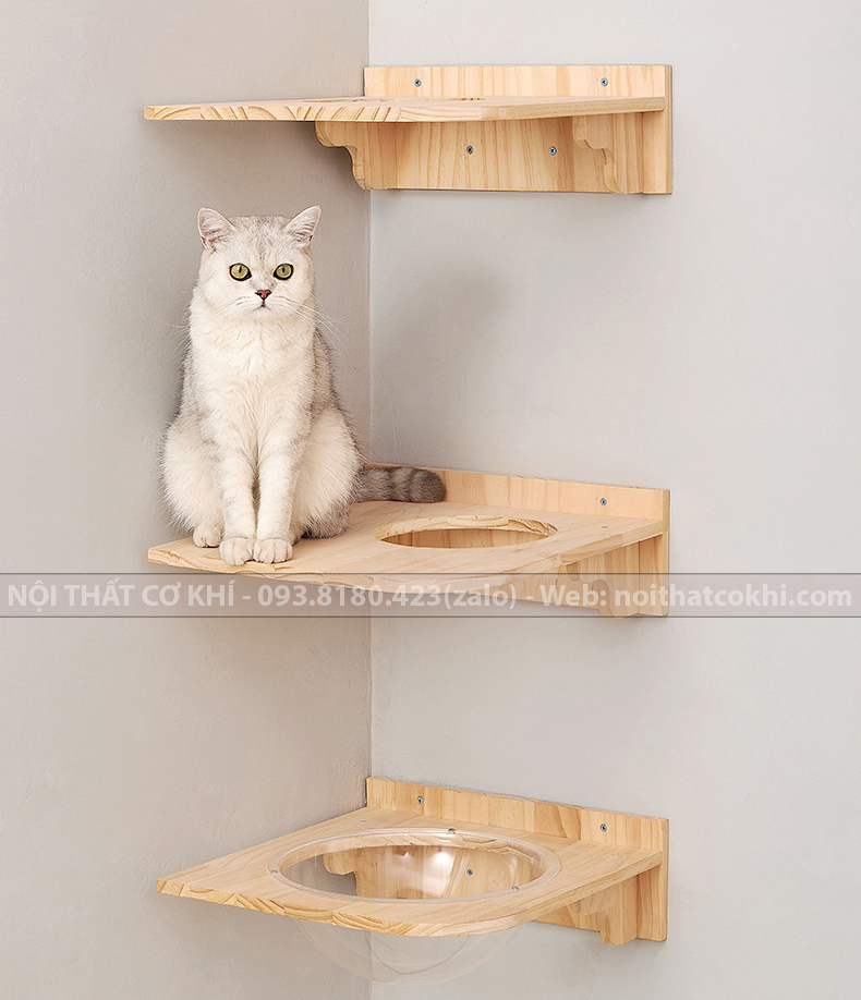 Cattree Treo Tường Cho Mèo CTT-01